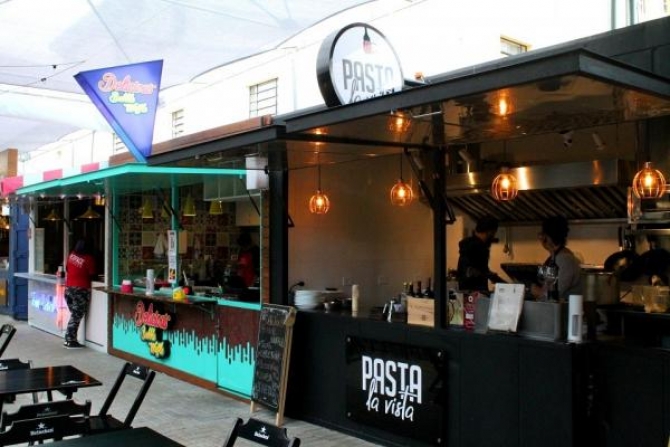 Vila Gastronômica em Containers