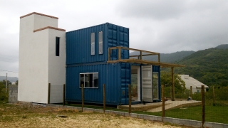 Casa Container Construção Mista Alvenária